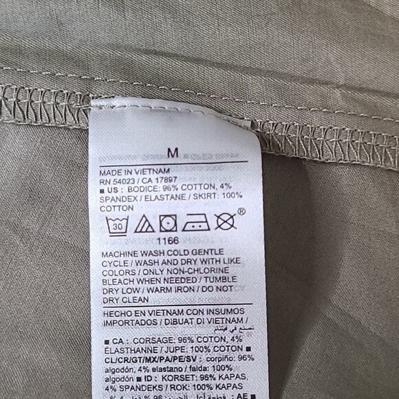 NWT Old Navy neutral fit and flare midi dress - Picture 9 of 9